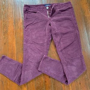American Eagle purple corduroy pants